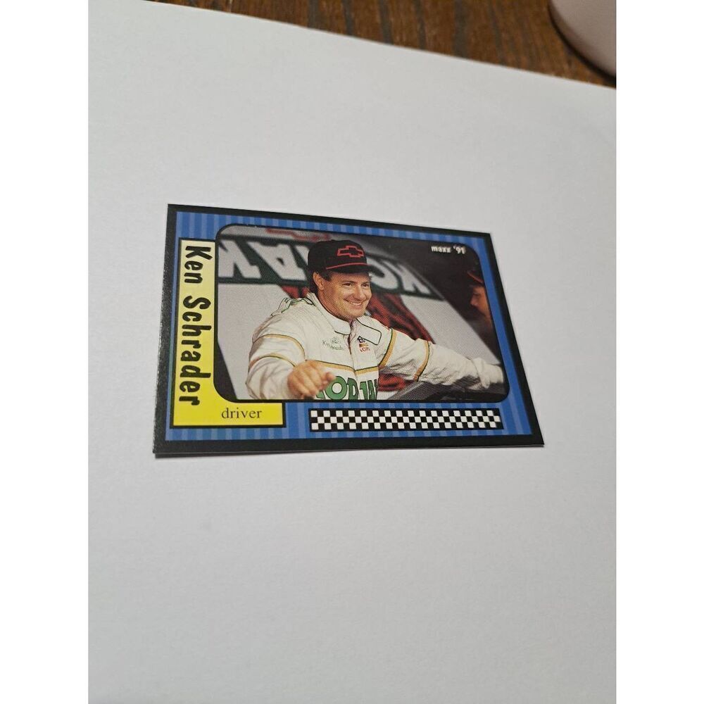 Vintage 1991 Maxx Ken Schrader #25 Race Car Nascar Trading Card
